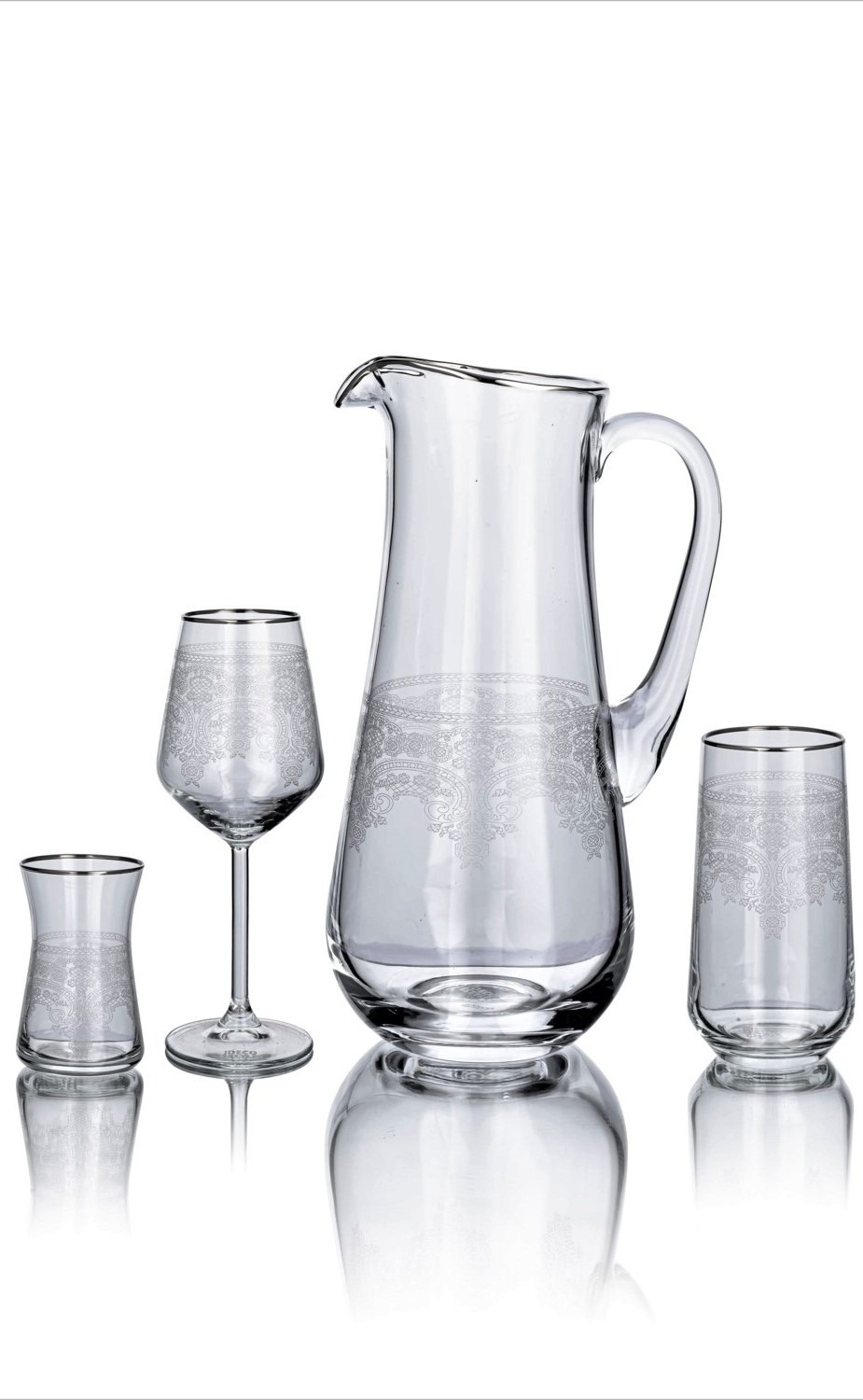 Paşabahçe Bardak Takımı Lilyum Gümüş 49 Parça 12 Kişilik