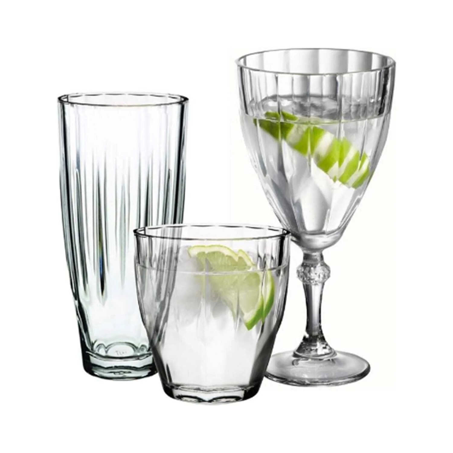 Paşabahçe Diamond Su Meşrubat Bardağı Kadeh Takımı 36 Parça