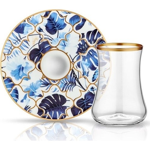 Koleksiyon Dervish Çay Set 6'lı Amazon Mavi