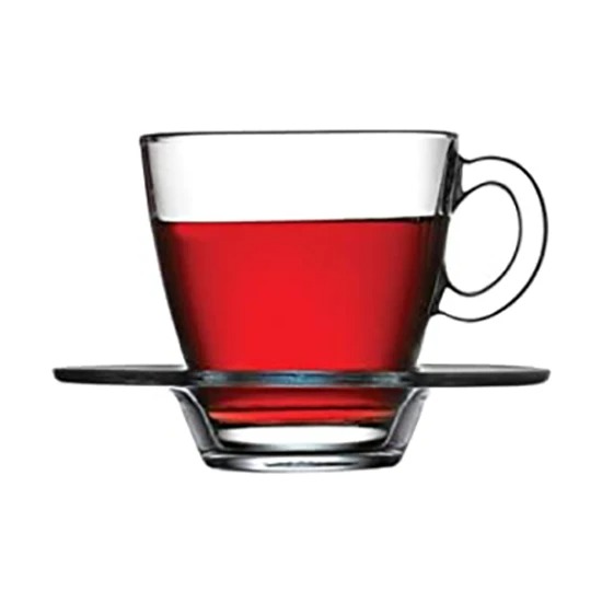 Paşabahçe Aqua Çay Fincanı Tabaklı 215 cc 6 Adet