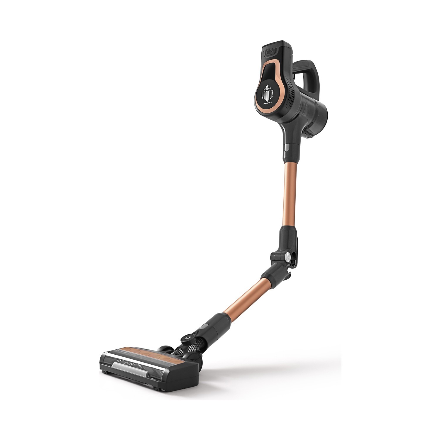 Karaca Vantuz Power Force Pro 2 in 1 Şarj Edilebilir Dik Süpürge Matte Black Bronz