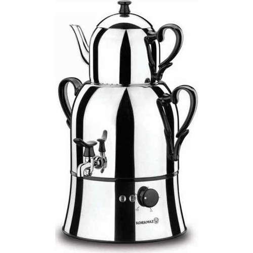 Korkmaz Nosta InoxSiyah Semaver