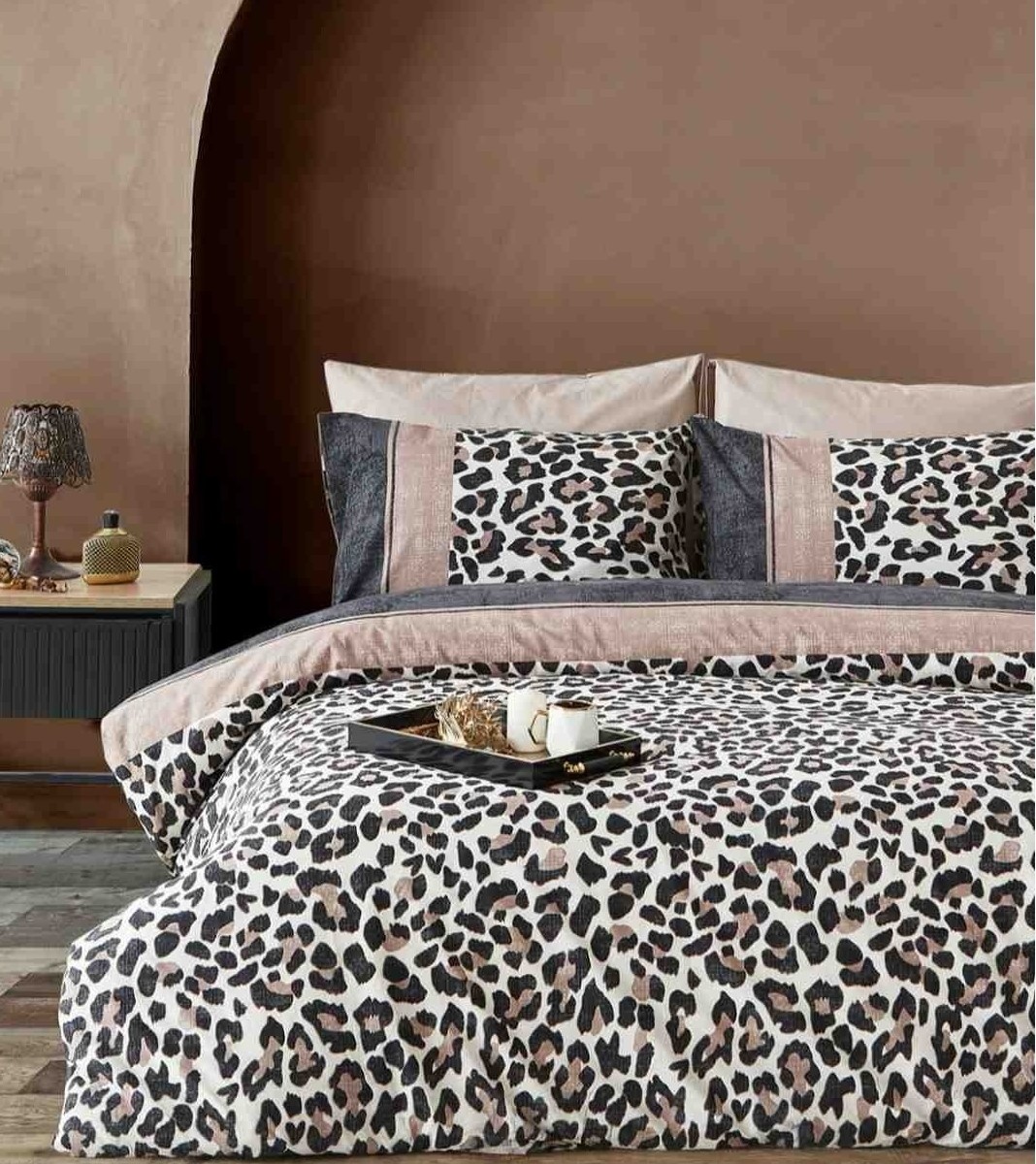 Özdilek Iyi Geceler Istanbul Çift Kişilik Leopar Desen Nevresim Takımı