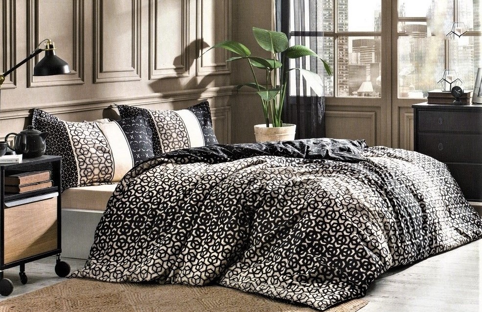 Özdilek Noche Nevresim Takımı Çift Kişilik Siyah