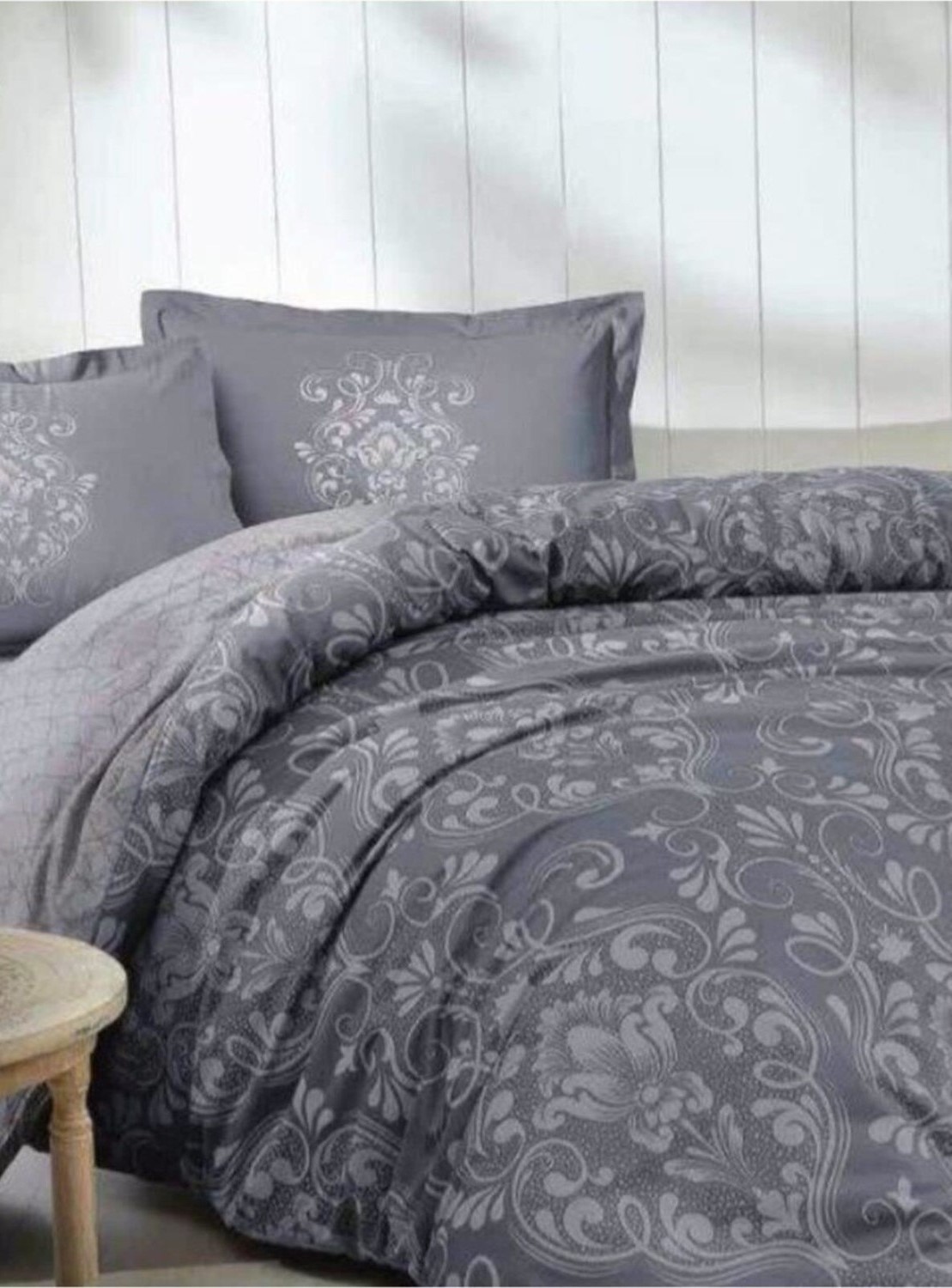 Özdilek Tek Kişilik Ranforce Nevresim Takımı Antico Antrasit