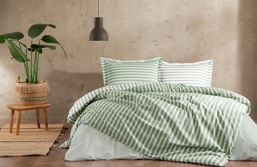 Özdilek Trioline Tek Kişilik Lastikli Fitted Çarşaf Nevresim Takımı