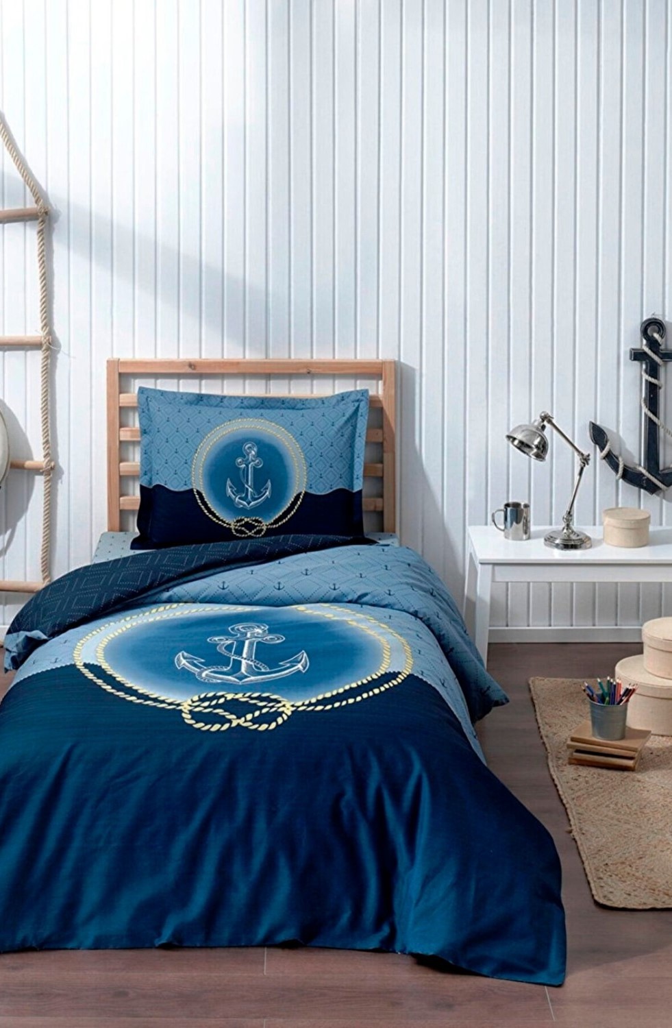 Özdilek Blue Wave Tek Kişilik Nevresim Takımı