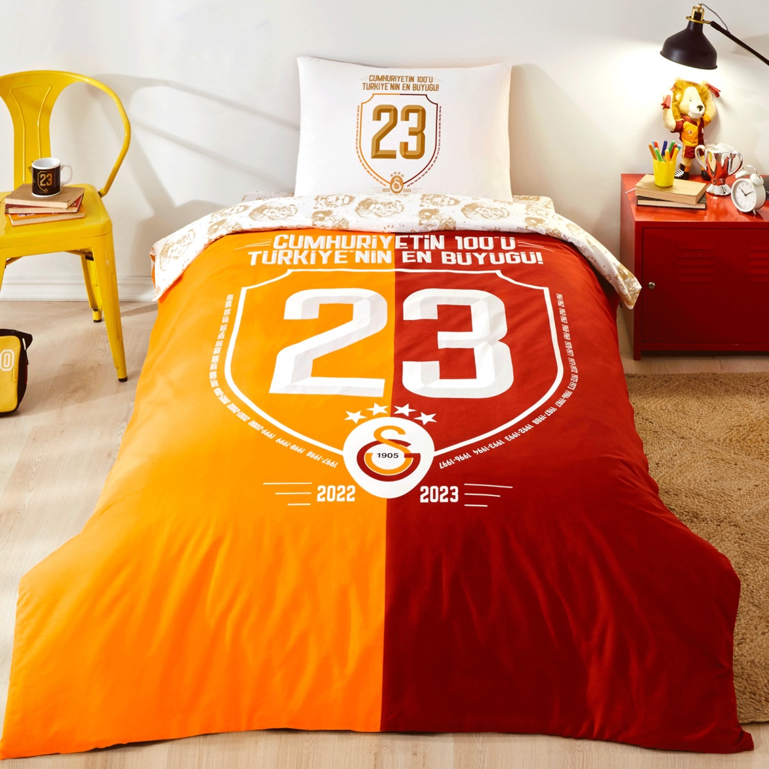 Taç - Galatasaray Şampiyonluk Tek Kişilik Lisanslı Nevresim Takımı