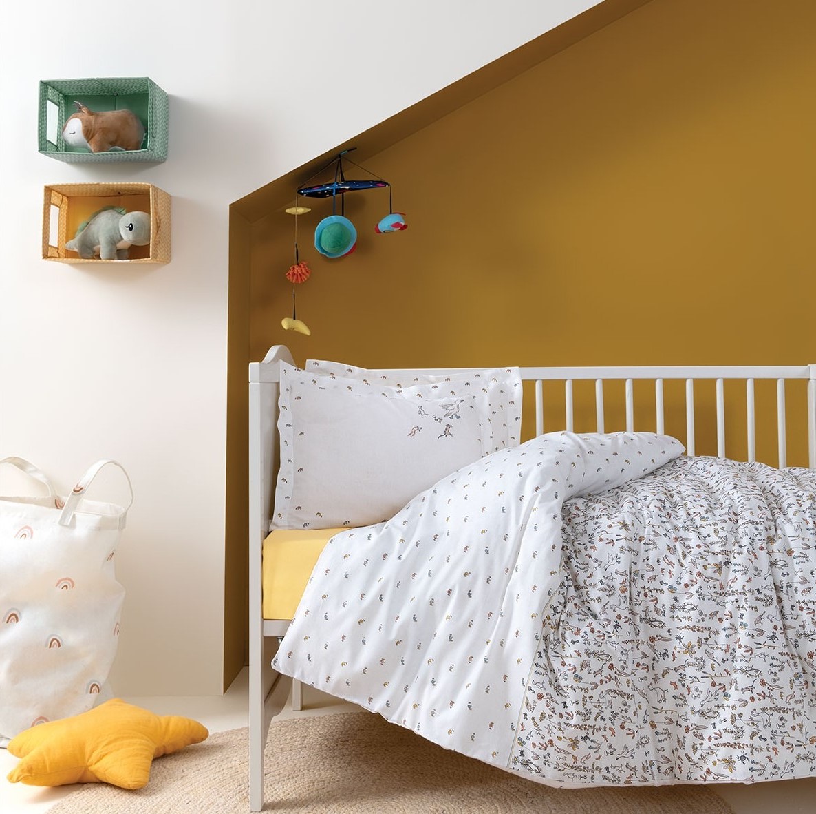 Yataş Mini Dorine Bebek Ranforce %100 Pamuk Nevresim Takımı - Sarı