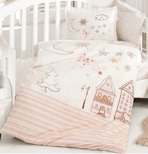 Özdilek Bebek Nevresim Takımı Stella Pembe