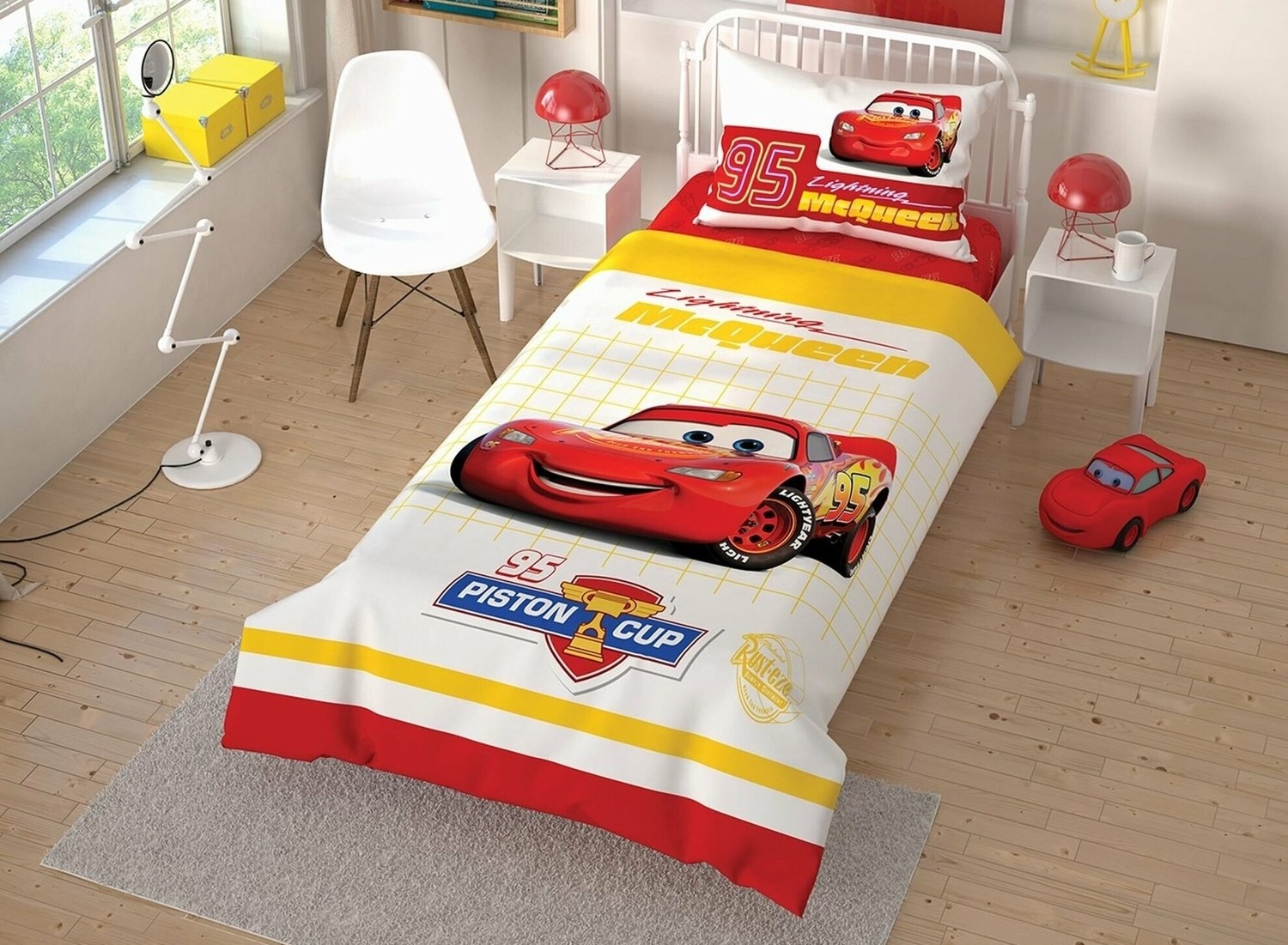 Taç Disney Cars Çek Canlandır Tek Kişilik Nevresim Takımı