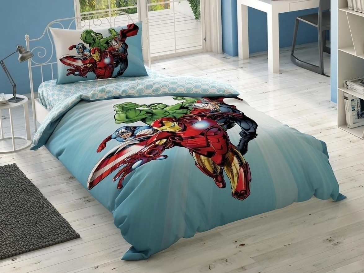 Taç Avengers Heroes Tk Nevresim Takımı Lisanslı