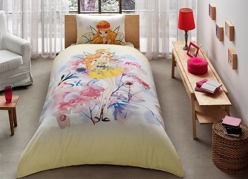 Lisanslı Tek Kişilik Winx Stella Nevresim Takımı