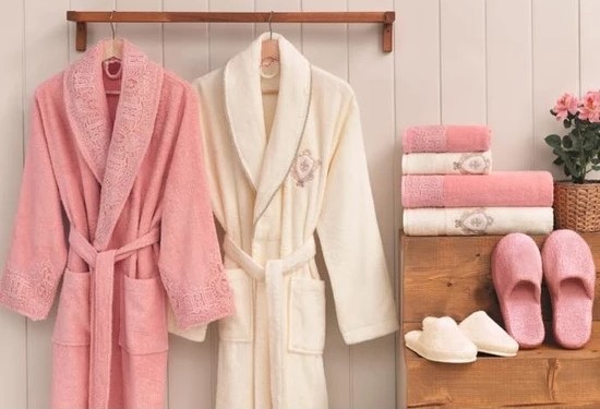 Özdilek Wedding Aile Bornoz Seti