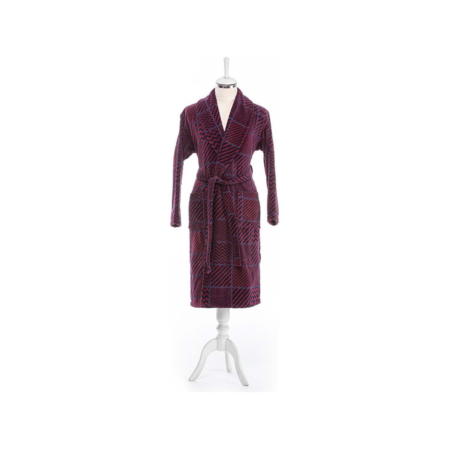 Özdilek Hawai Maro Kadife Şal Yaka Bornoz Sm Beden