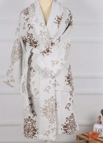 Özdilek Emily Şalyaka Kadife Bornoz L Beden Kahve