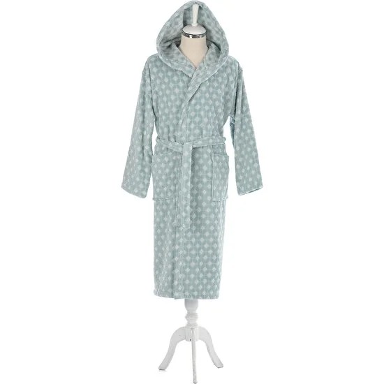 Özdilek Decora Kapüşonlu Kadife Bornoz Sm Beden