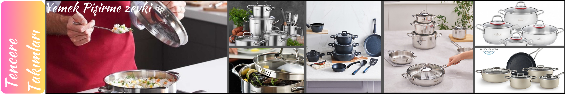 131/BANNER FIXE /TENCERE TAKIMLARI