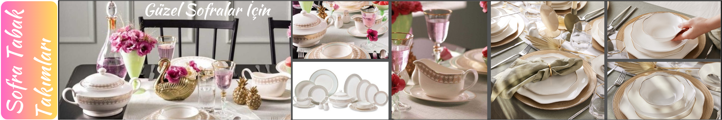 126/BANNER FIXE/SOFRA TABAK TAKIMLARI