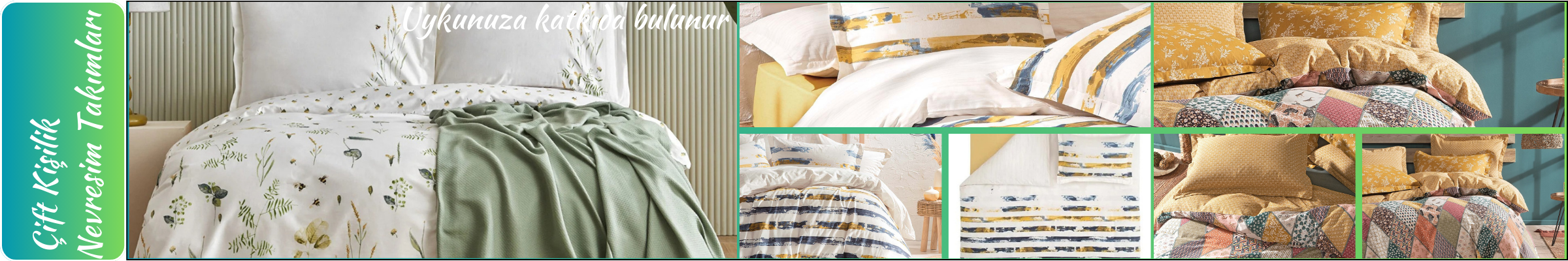 135/BANNER FIXE /ÇİFT KIŞILIK NEVRESİM TAKIMLARI