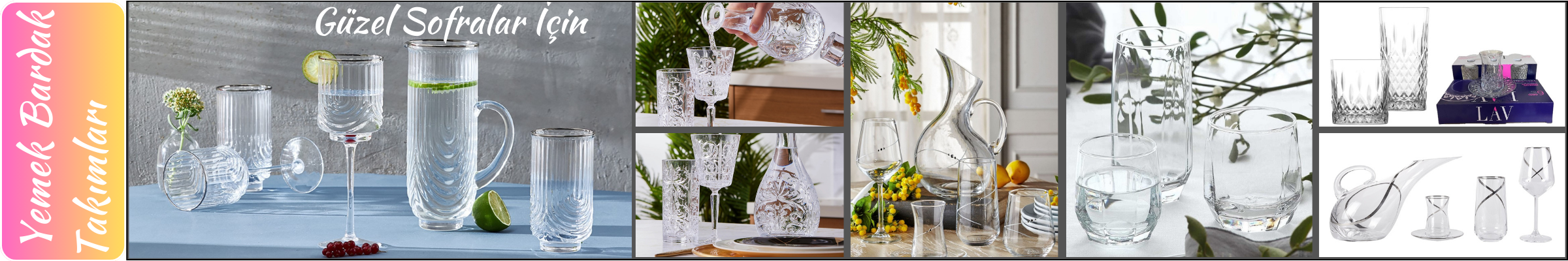 128/BANNER FIXE /YEMEK BARDAK TAKIMLARI